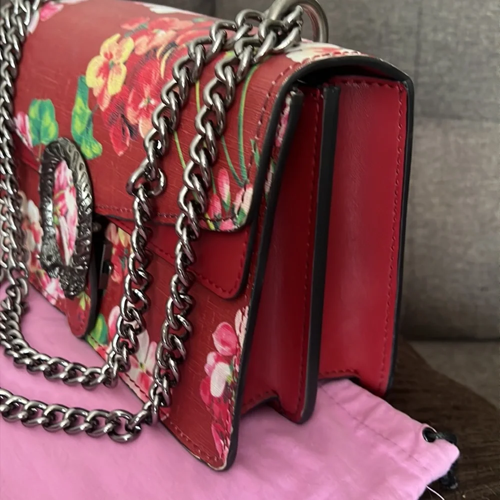 GUCCI BLOOMS DIONYSIS CALFSKIN SHOULDER BAG - Picture 6 of 17